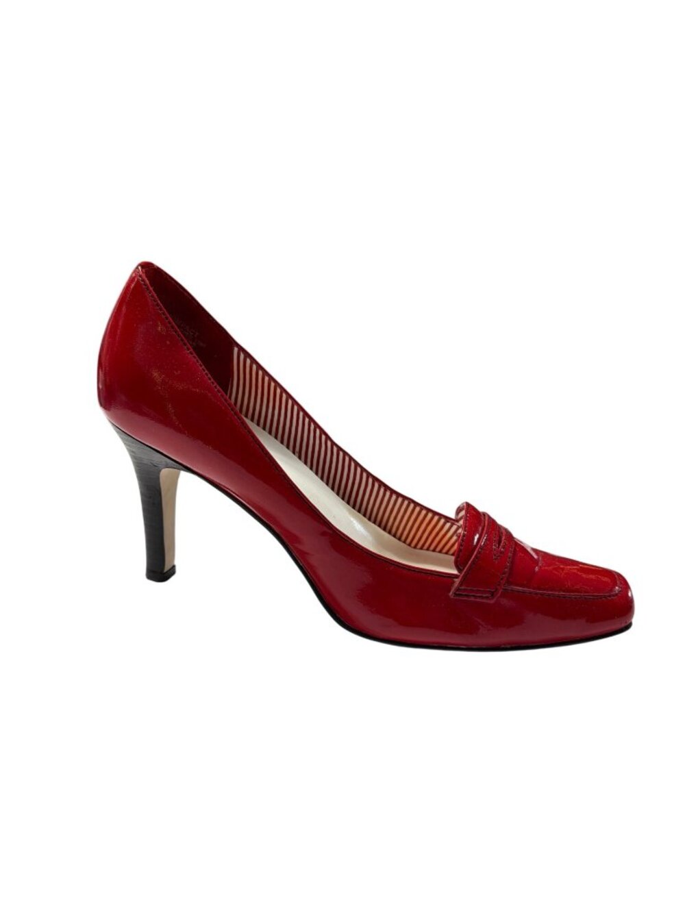 Anne Klein Red Patent Glossy Heels - Picture 9 of 9